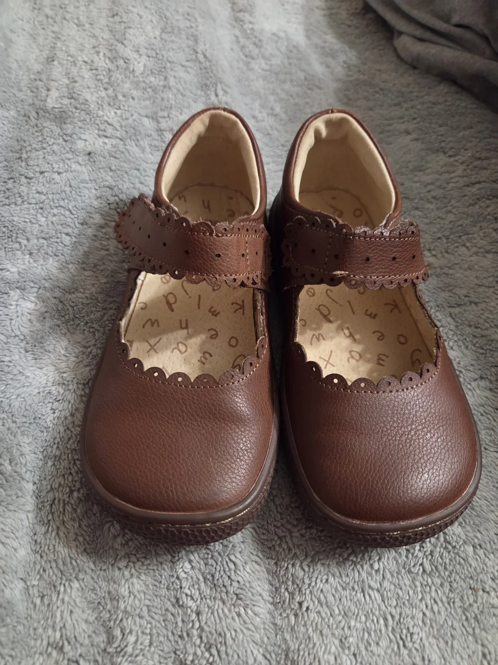 Girls Brown Mary Jane School Shoes Livie Luca 11